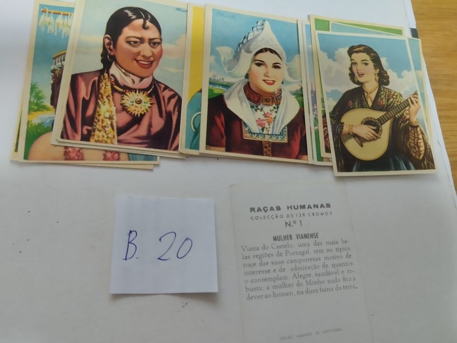 (B3) cromos de 8 coleções