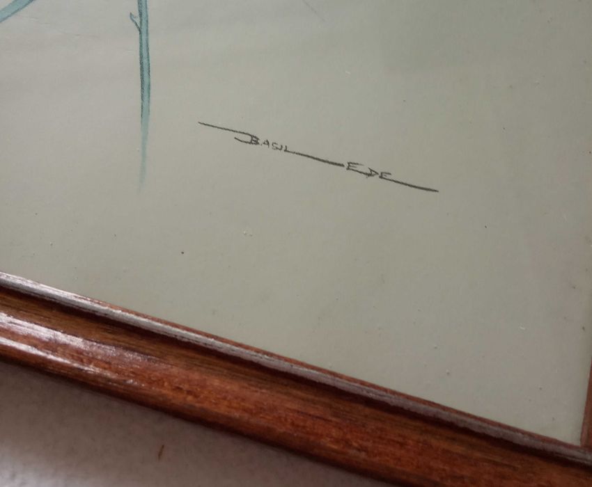 Птахи , синички постер Basil Ede