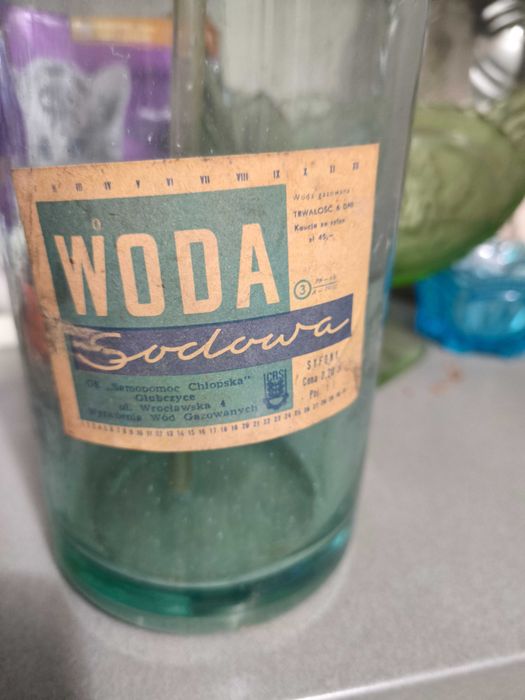 Syfon szklany woda sodowa