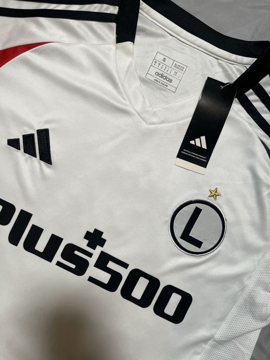 Legia Warszawa Koszulka Adidas S Czerwono-Biało, Nowa z Metką,