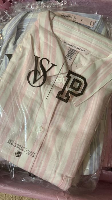 Піжама Victoria's Secret Оригінал Modal-Cotton Long Pajama Set, S, M
