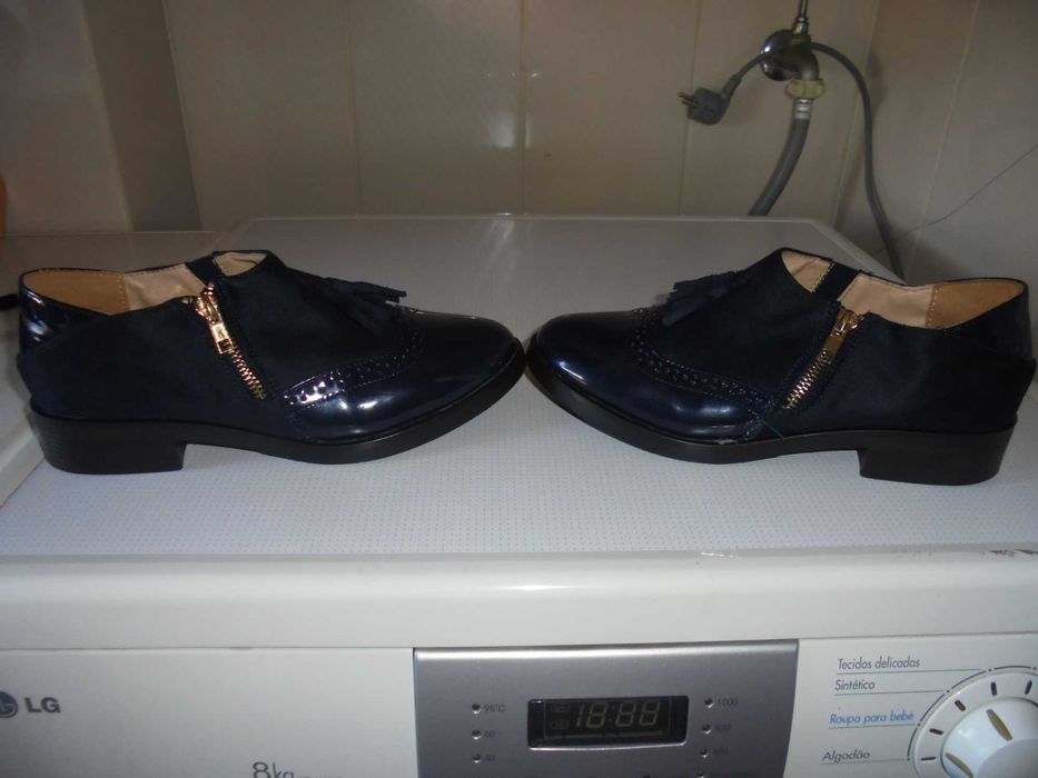 sapatos de senhora cor azul