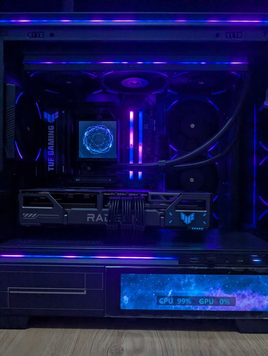 NEW StealthRGB AMD 9800X3D/16GB 9070XT/64GB DDR5-6000/2TB/1000W ATX3.1