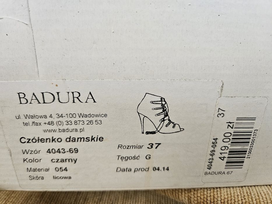 Czółenka damskie Badura 37