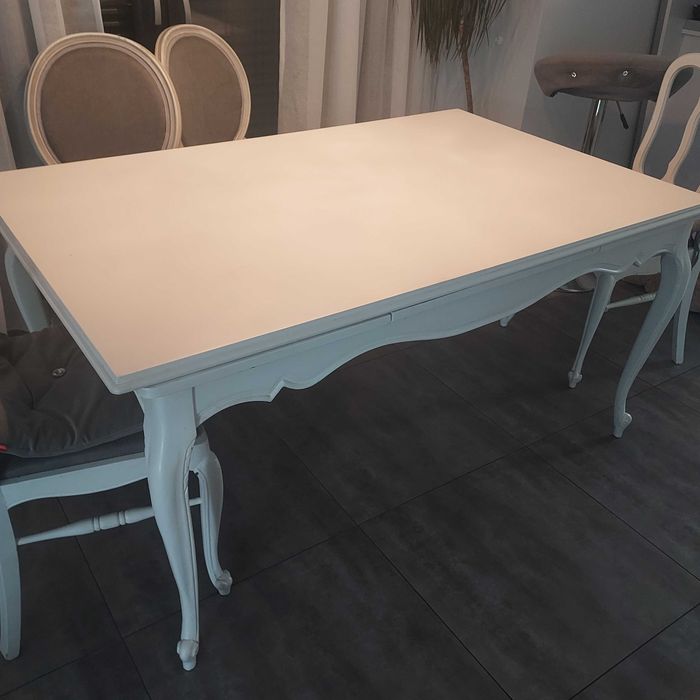 Stòł rozkładany  ludwik biały