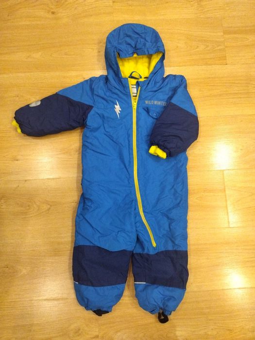 Синій демісезонний  комбінезон