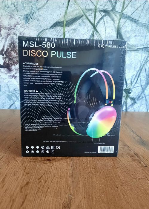 Słuchawki Bezprzewodowe Bluetooth MSL-580