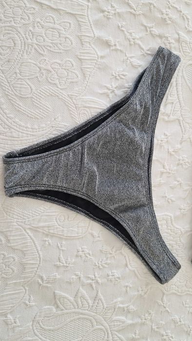 Bikini cinza Shein, tamanho M novo