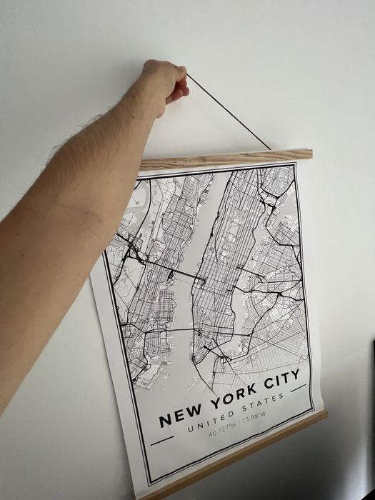 Poster New York City Mapiful