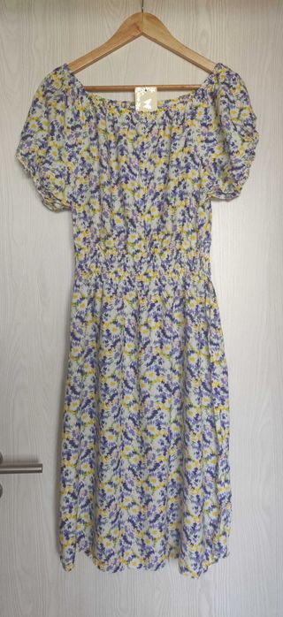 Sukienka hiszpanka r44/46 zielona