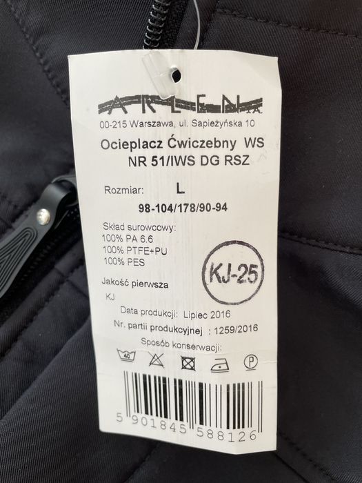 Ocieplacz cwiczebny WS nr 51 roz L
