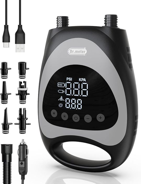 Dr.Meter Elektryczna Pompa Akumulatorowa do Pompowania SUP 5200 mAh