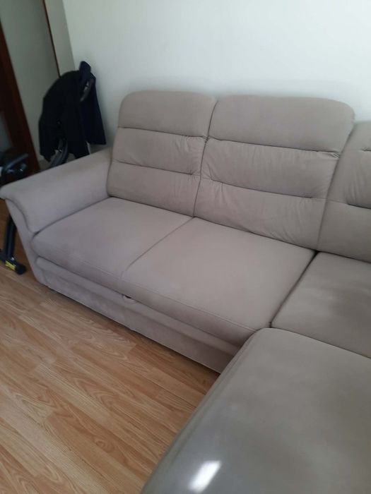 Narożnik duży plus duża pufa