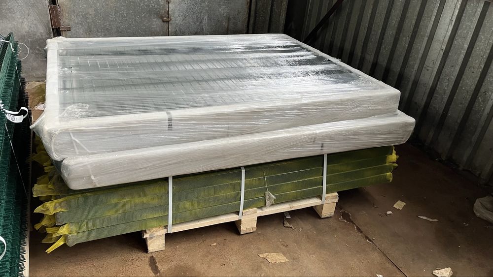 Ворота для секционного забора распашные