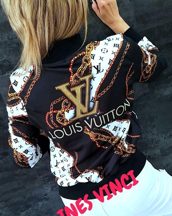 Bluza dresowa damska bomberka Lv Louis Vuitton s m l xl Warszawa Bemowo •