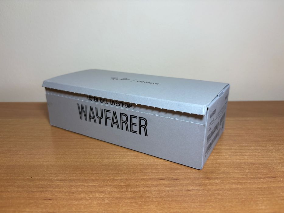 Gen 1 Smart okulary Ray-Ban Meta Wayfarer granatowe