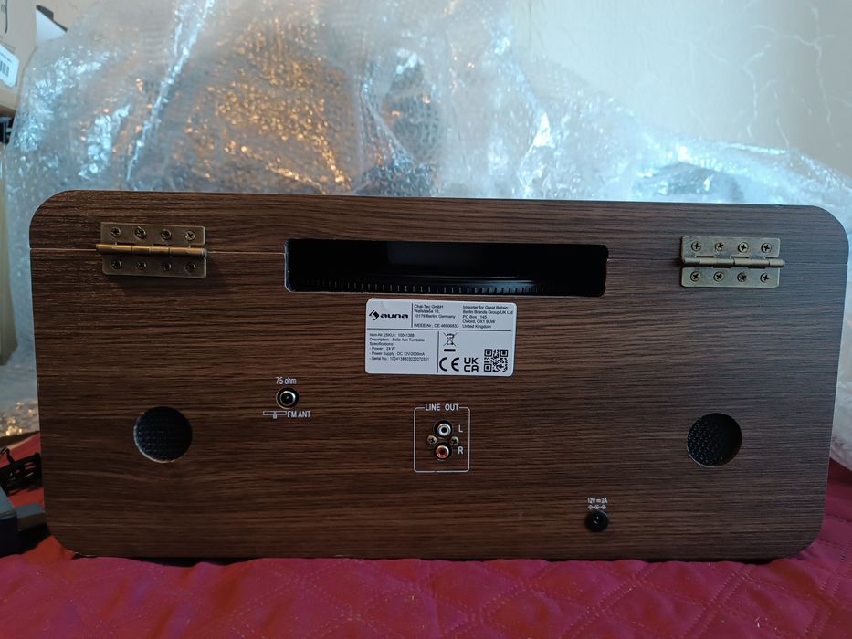 Програвач вінілу Auna Bella Ann DAB, CD, BT, USB, FM, AUX