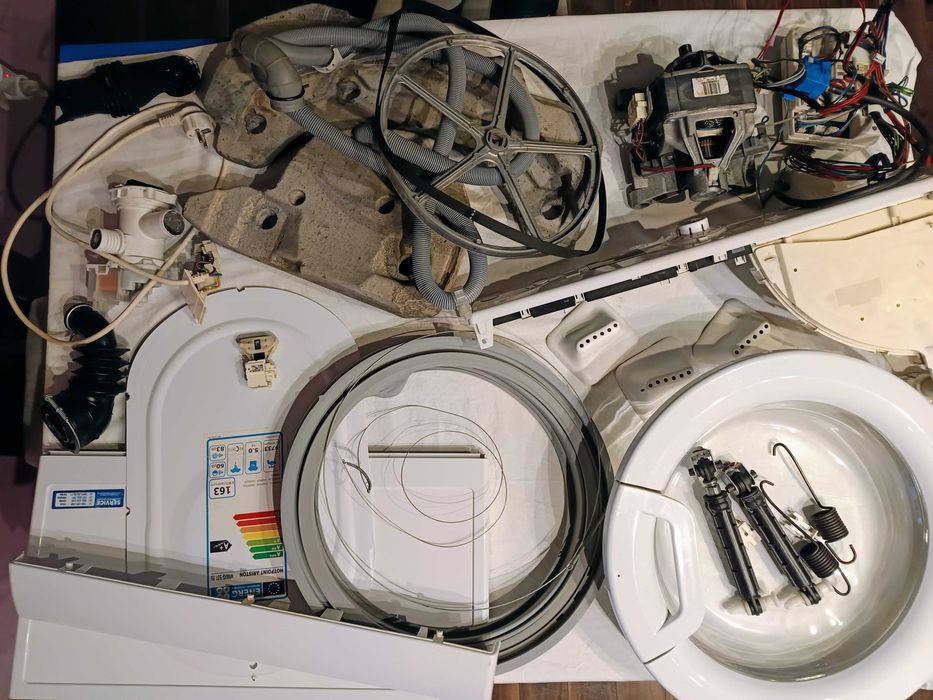 Oryginalna Kompletna Komora Szuflady Dozownika Pralki Hotpoint Ariston