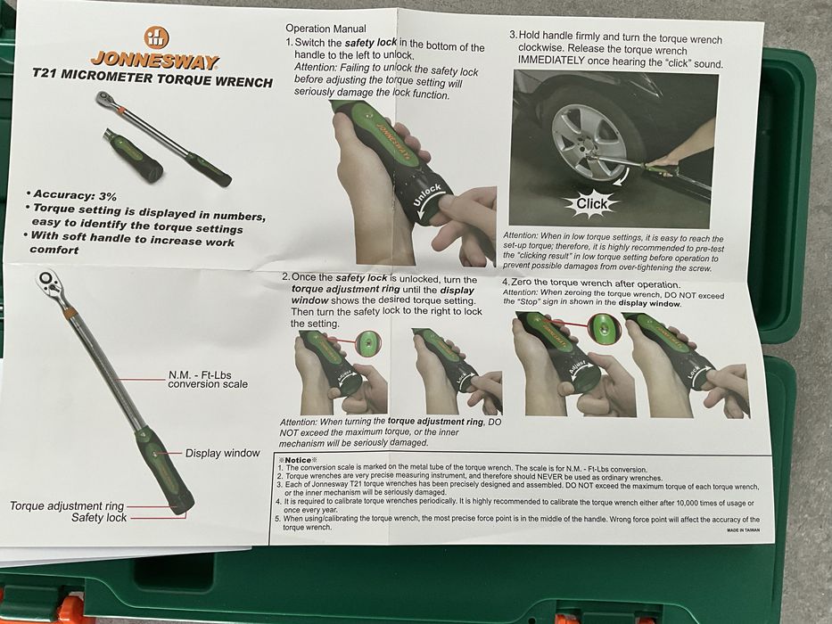 Chave dinamometrica jonnesway