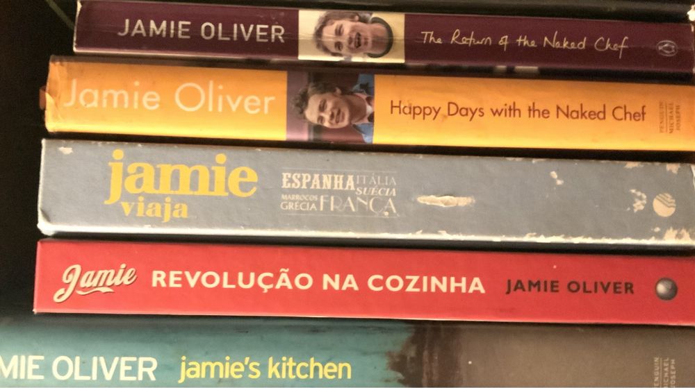 Jamie Oliver 2 Livros de Receitas em inglês (portes incluidos)
