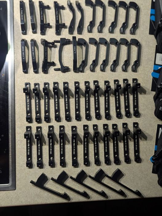 Адаптери для гальм велосипедні Shimano, A180/R160, 160/140, різні