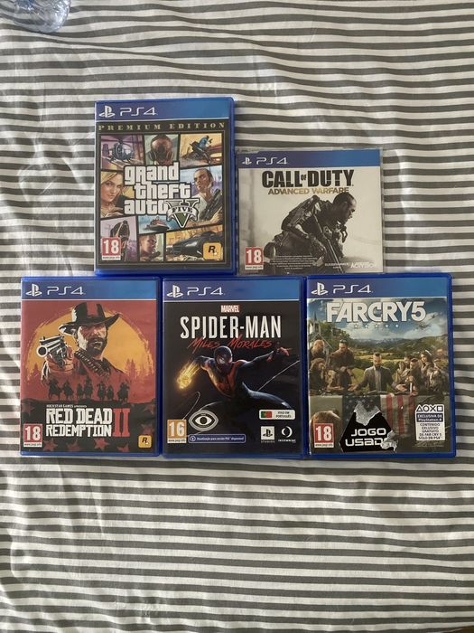 Jogos para Ps4 praticamente novos