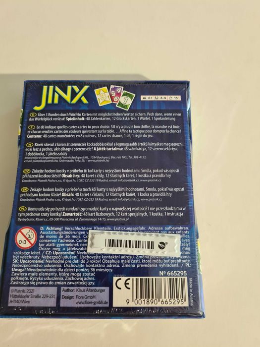 Jinx prosta gra karciana, nowa