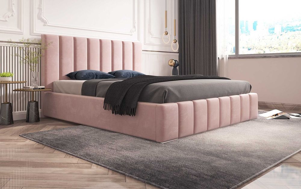 Łóżko tapicerowane AMBER  120x200, 140x200, 160x200, 180x200, 200x200