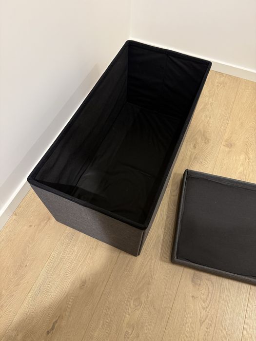Banco / Caixa Cinza 38x76cm