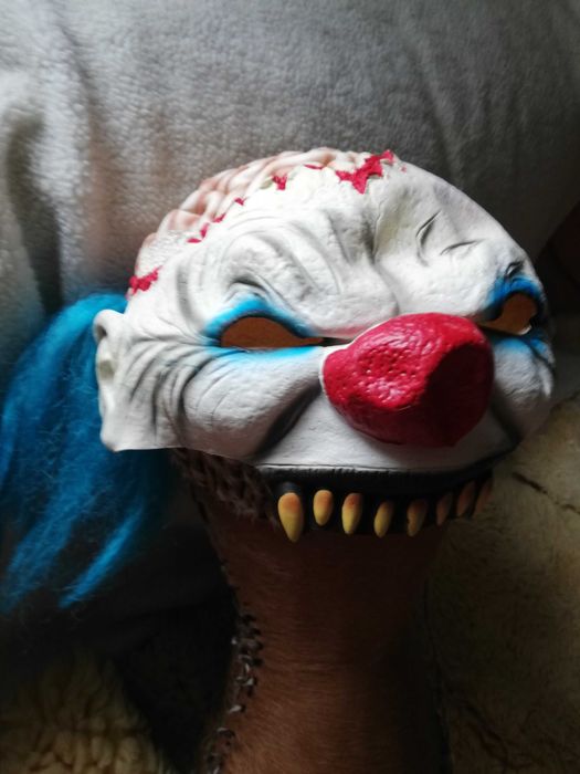 Maska, przebranie, straszny klaun