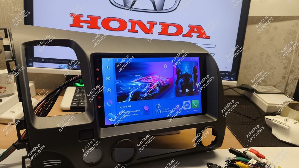 ‼️+Регістратор‼️Магнітола Honda civic 4D/hybrid  Android 2/32gb, 4/64g