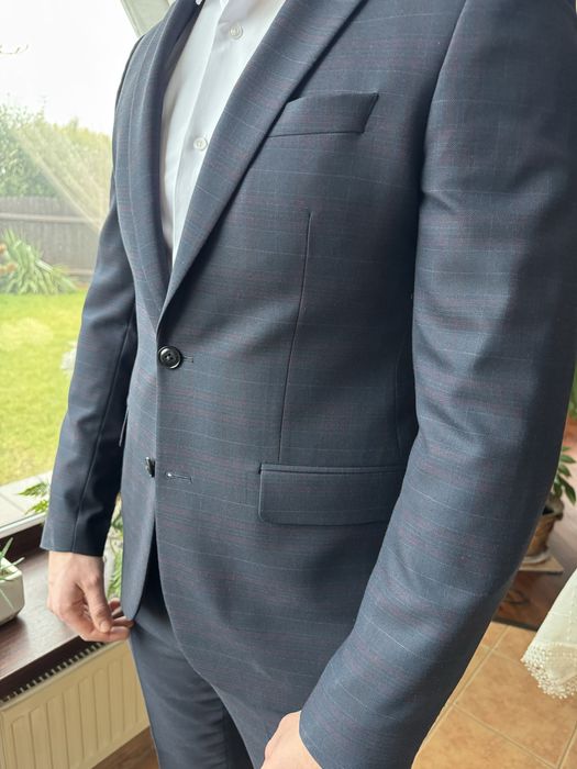 Garnitur męski marki Borgio lambrate navy