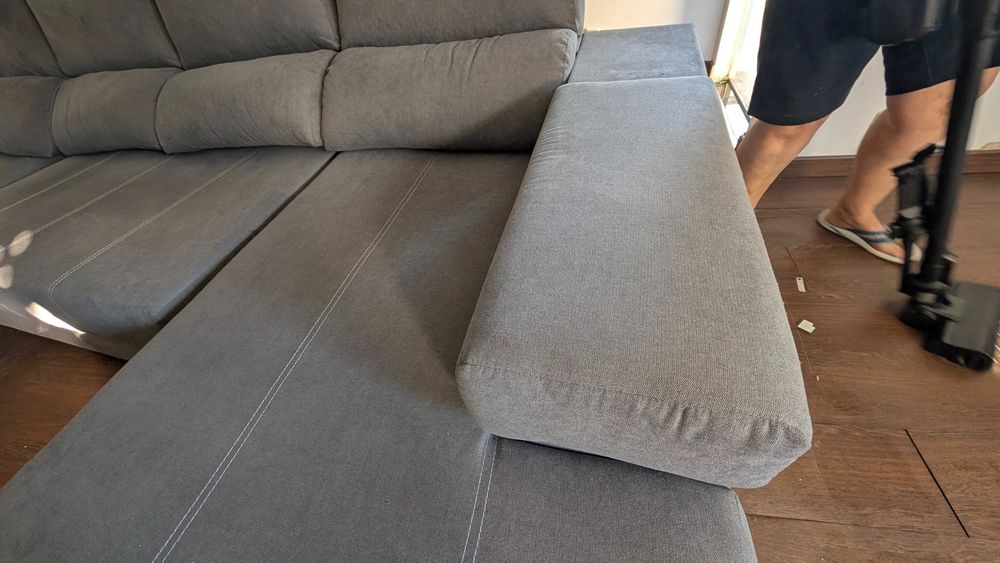 Sofá cama c/ chaise long