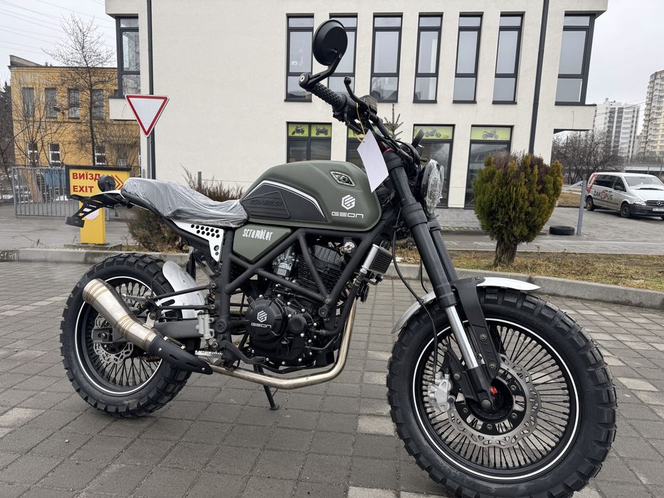 NEW Geon Scrambler 250 4V Green Matte Кредит/Доставка