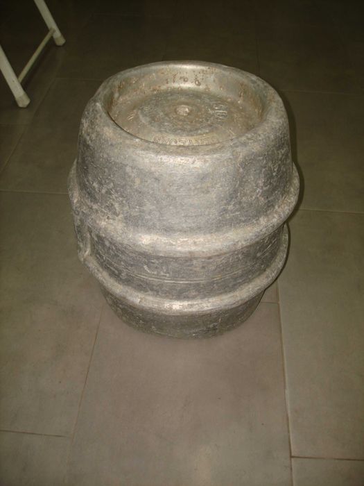 Barril de Cerveja 100% original antigo de alumínio