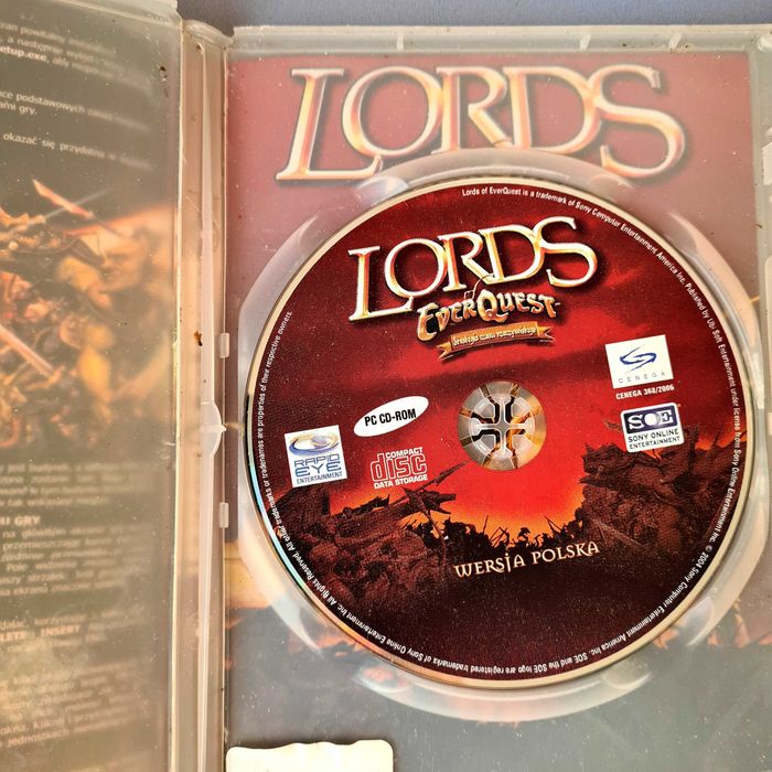 Gra Komputerowa PC Lords of EverQuest PL Polskei Wydanie
