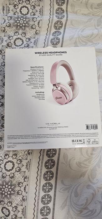 Guess słuchawki nauszne Bluetooth ANC Nowe