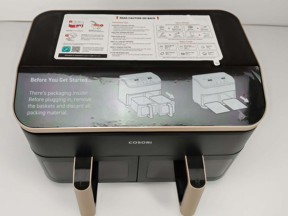 Frytkownica beztłuszczowa Cosori CAF-R903-AEU 1750 W 8,5 l x2, 220 V