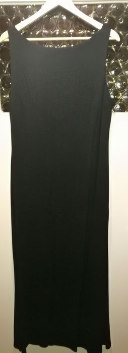 Sukienka czarna z falą