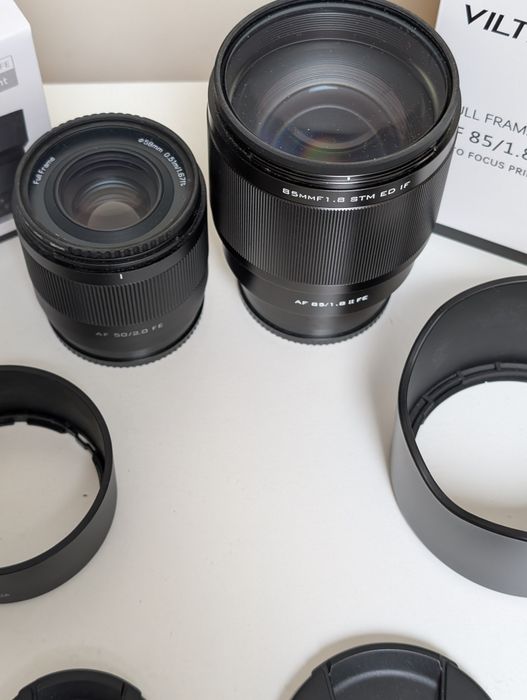lentes Viltrox 50mm f2 FE air + Viltrox 85mm f1. 8 FE II