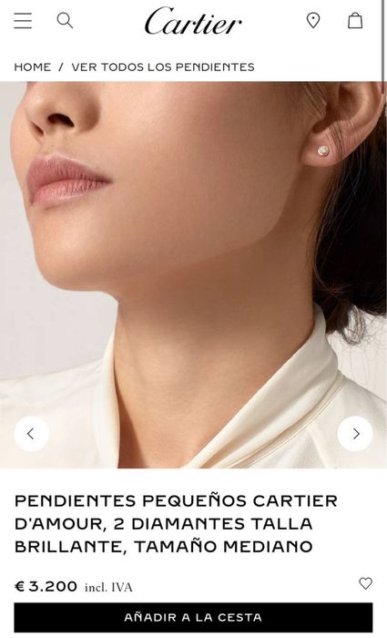 Серьги cartier сережки