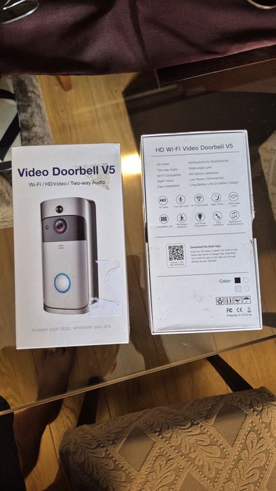 Campainha com camera Video Doorbell V5