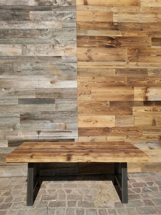 naturalne stare deski drewno dekoracyjne ściany sufit meble lamele