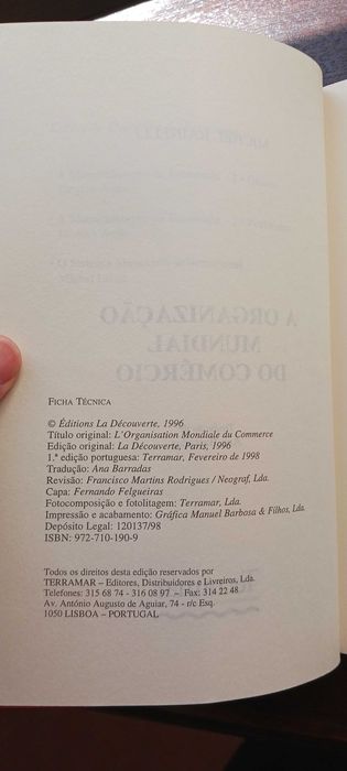 Colecção Questões de Economia (Terramar, 1997)