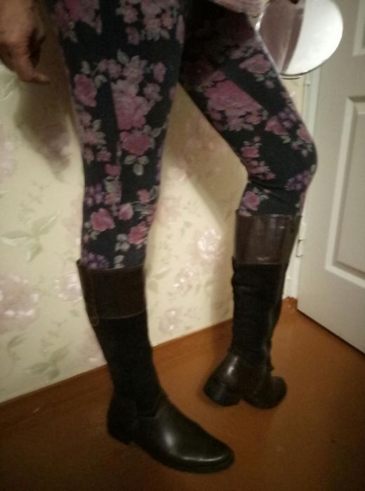 Сапоги, ботинки, ботфорды кожанные, демисезонные linea zeta