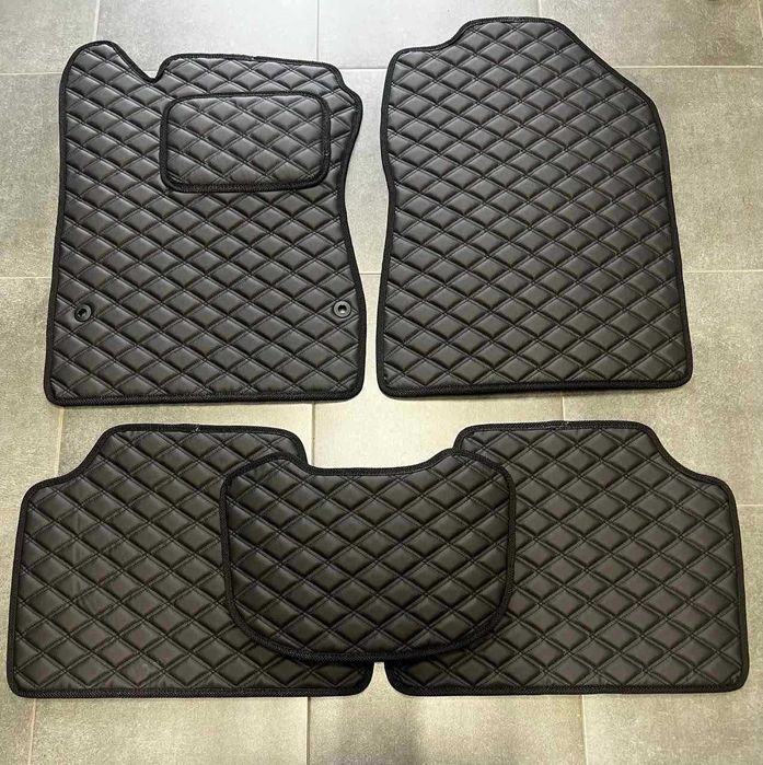 Килимки із екошкіри для Hyundai Kona Electric \ ДВЗ \ екокожа\  Хюндай