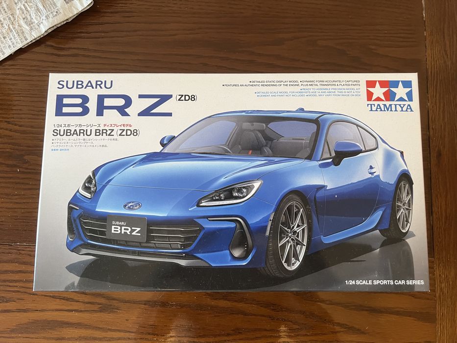 Tamiya Subaru Brz (Zd8) 1/24 24362 конструктор GR86 TD8 япония jdm toy