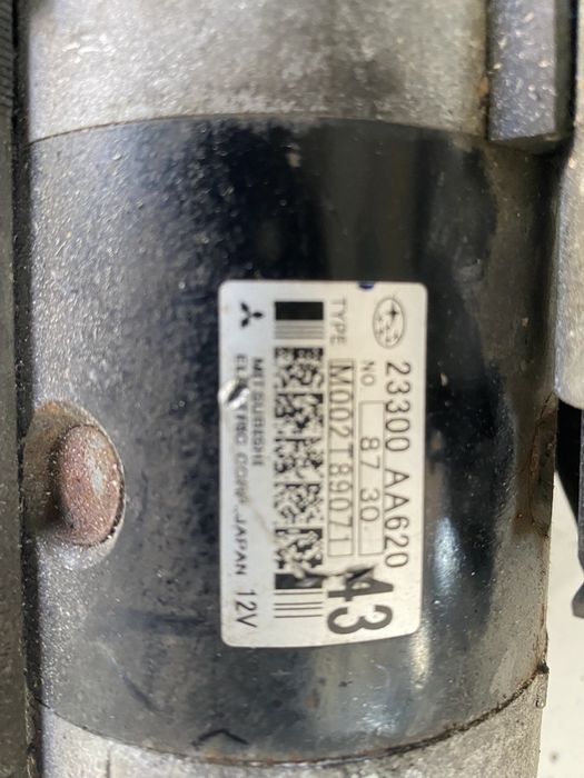 Стартер m002t89071 subaru forester, legacy outback 2.0