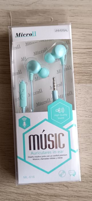 Fones de ouvido MicrolI azul