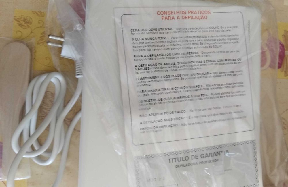 Balança de cozinha ou Maquina depiladora Solac a cera
